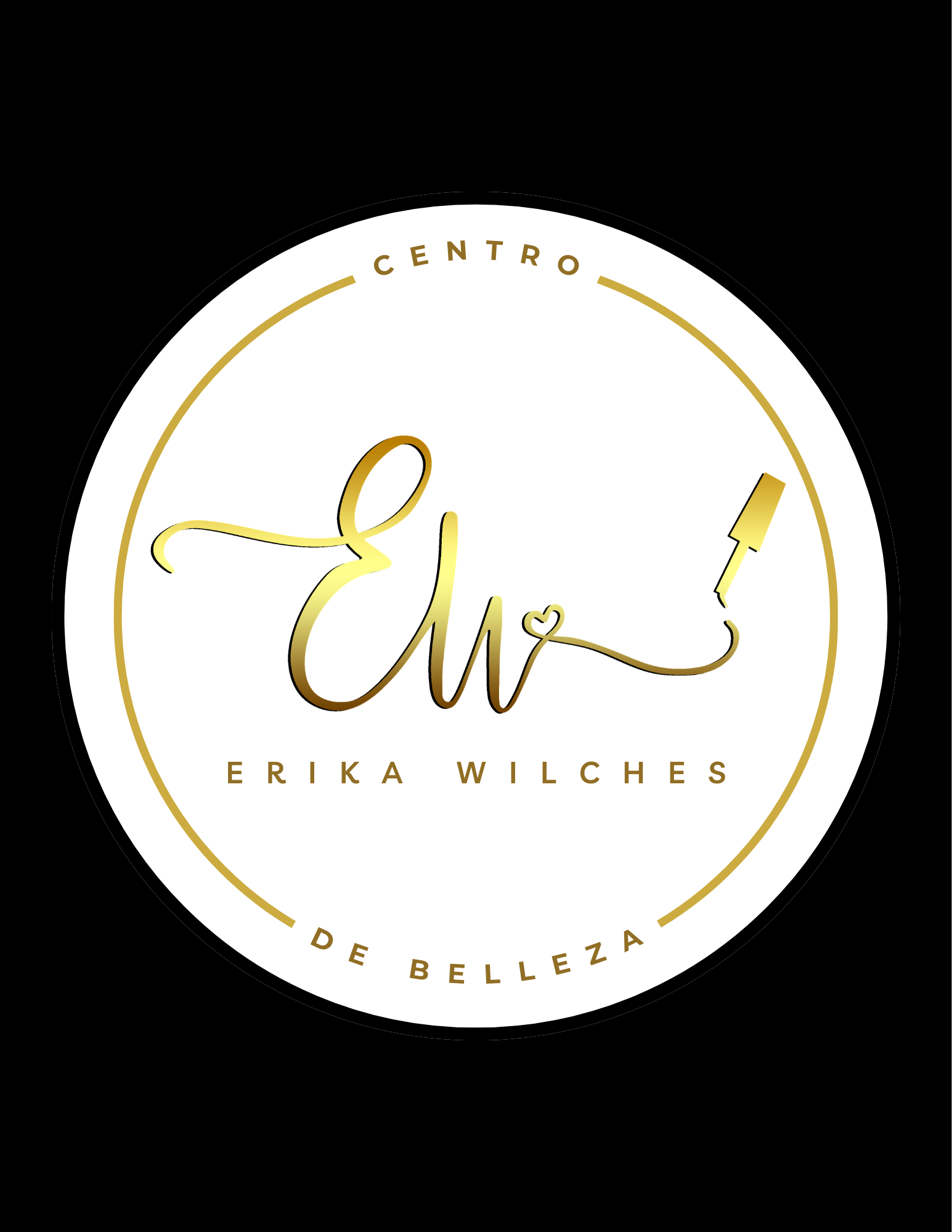 Logo de centro de belleza Erika wilches