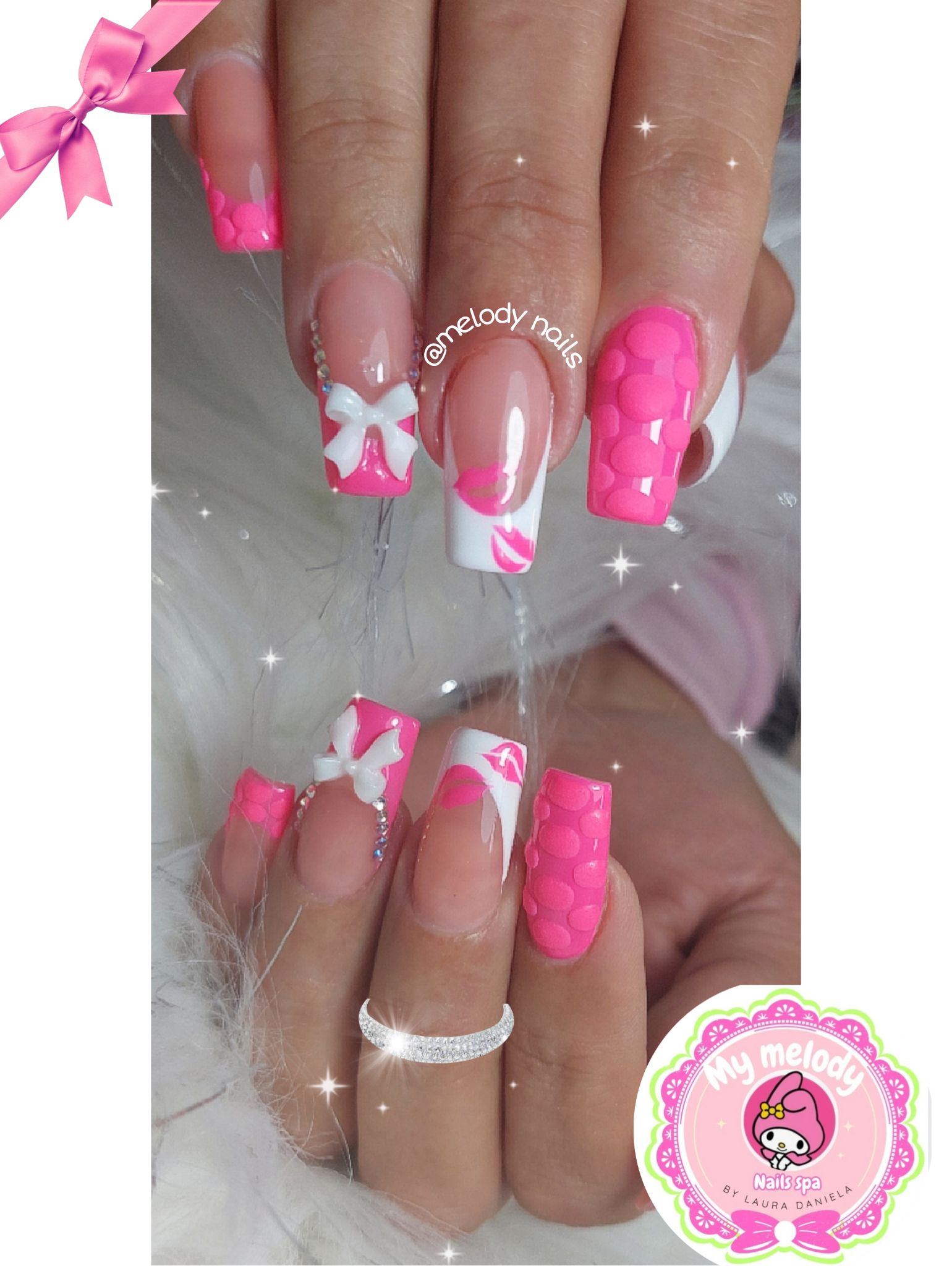 Foto del servicio 💖Retoque uñas acrilicas sobre tips💅🌺