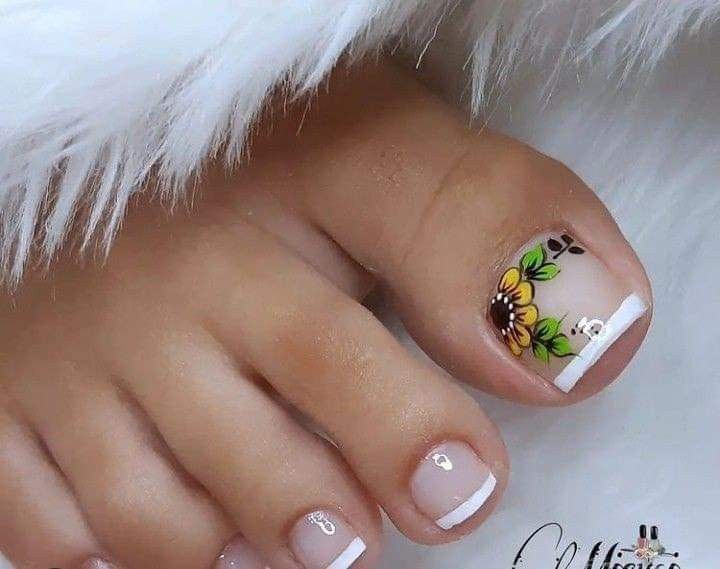 Foto del servicio 🌺Pedicure tradicional con decoracion🌺💅💖