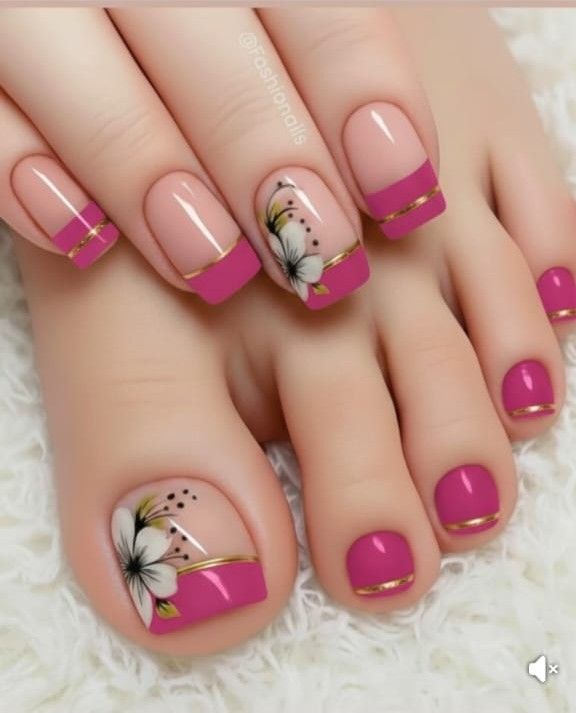 Foto del servicio 🌺Combo manicure & pedicure con decoracion🍓💅💖💅