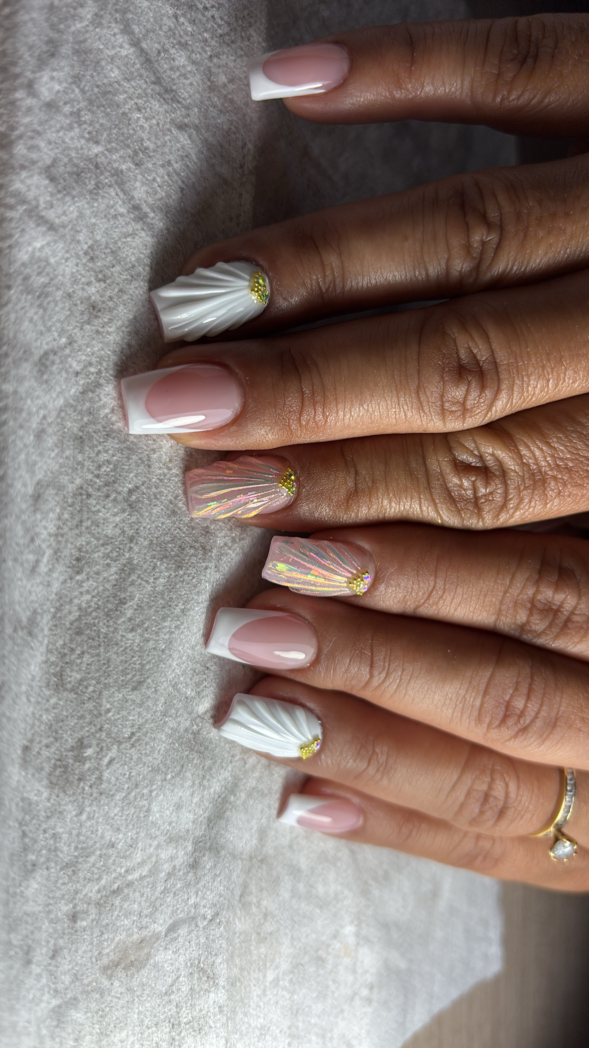 Foto del servicio Forrado Poligel/retoque en Poligel 💅🏼🌸