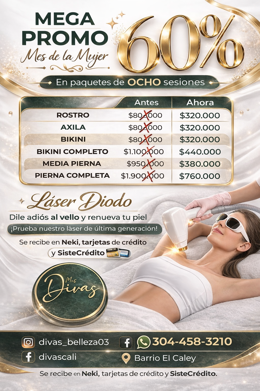 Foto del servicio Depilación láser diodo